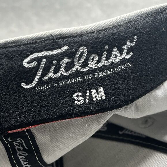 Titleist Pro V1 FJ Foot Joy A-Flex Golf Hat Size S-M Fit Stretch Cap Gray Navy - Picture 10 of 12